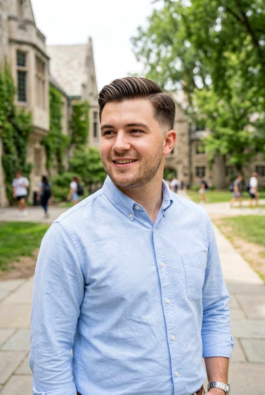 Ivy League Men Haircut Round Face - 20 men haircut ideas for round face - 20 men haircut ideas for round face