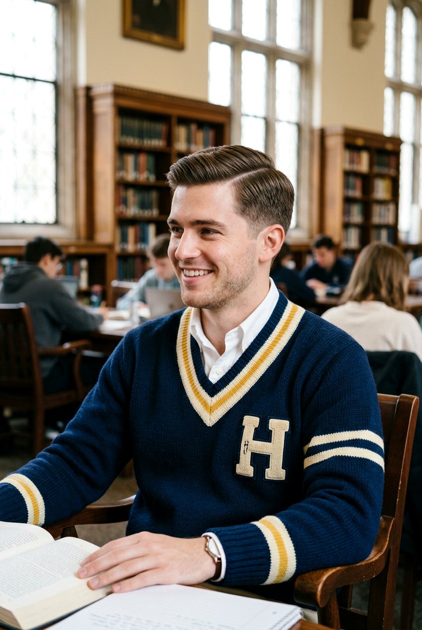 Ivy League Side Part - 20 classic mens side part haircut - 20 classic men’s side part haircut