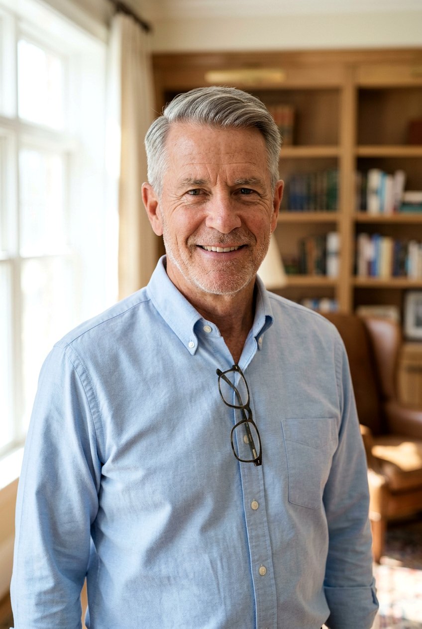 Ivy League Side Part - 20 classic side part for older men - 20 classic side part for older men