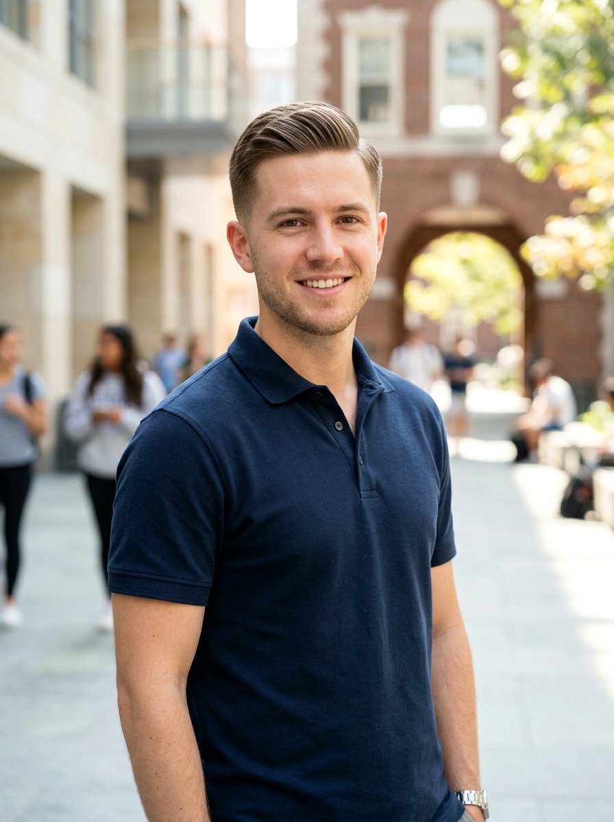 Ivy League Side Part Cut - 20 side part for professional men - 20 side part for professional men