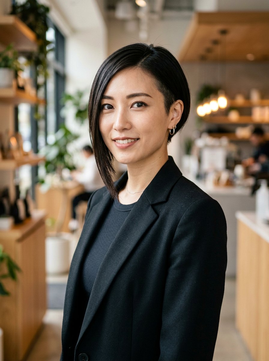 Japanese Asymmetrical Bob Haircut - 20 japanese haircut ideas for women - 20 japanese haircut ideas for women