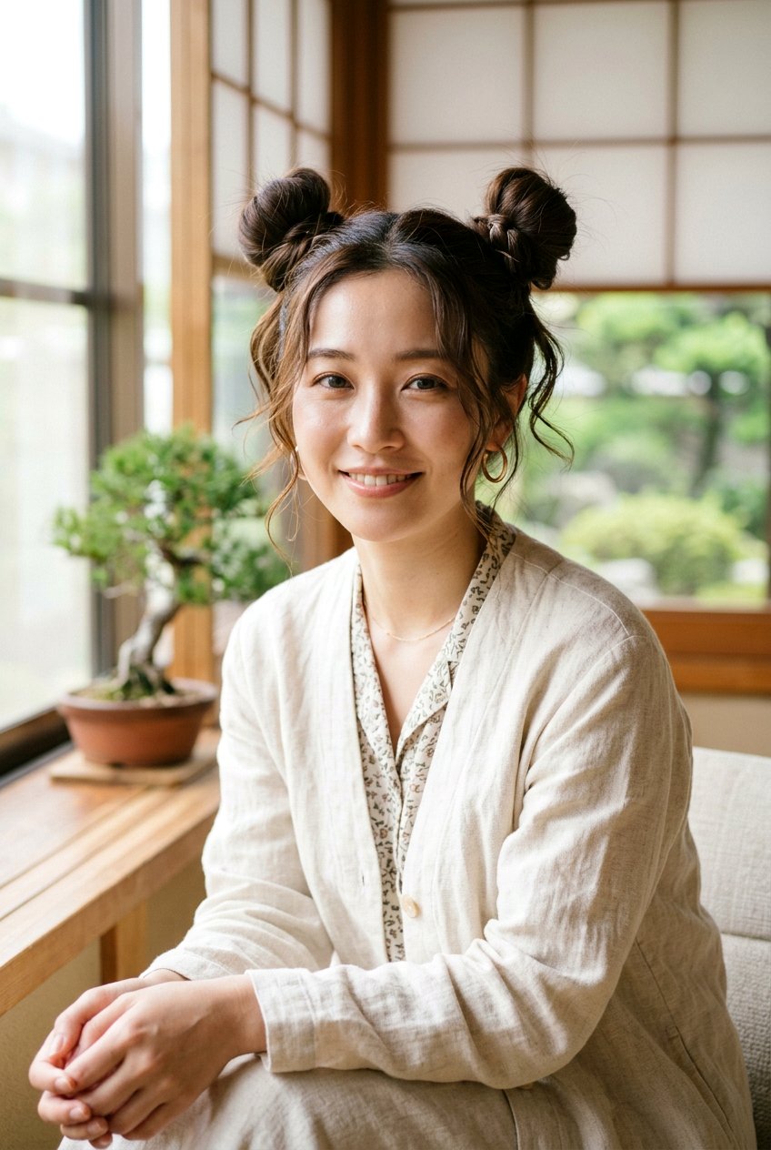 Japanese Hair Buns - 20 japanese hairstyles for women - 20 japanese hairstyles for women