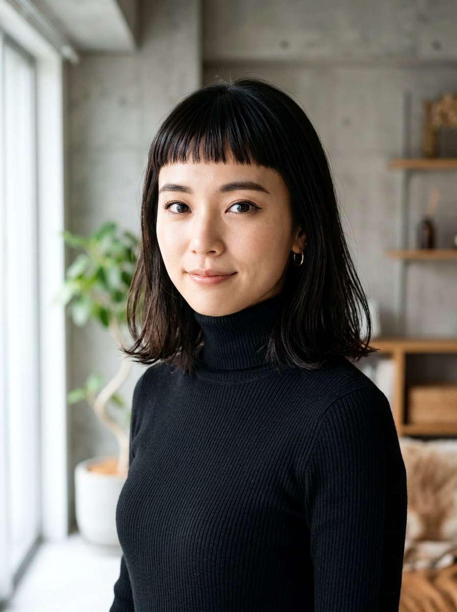 Japanese Micro Bangs Haircut - 20 japanese haircut ideas for women - 20 japanese haircut ideas for women