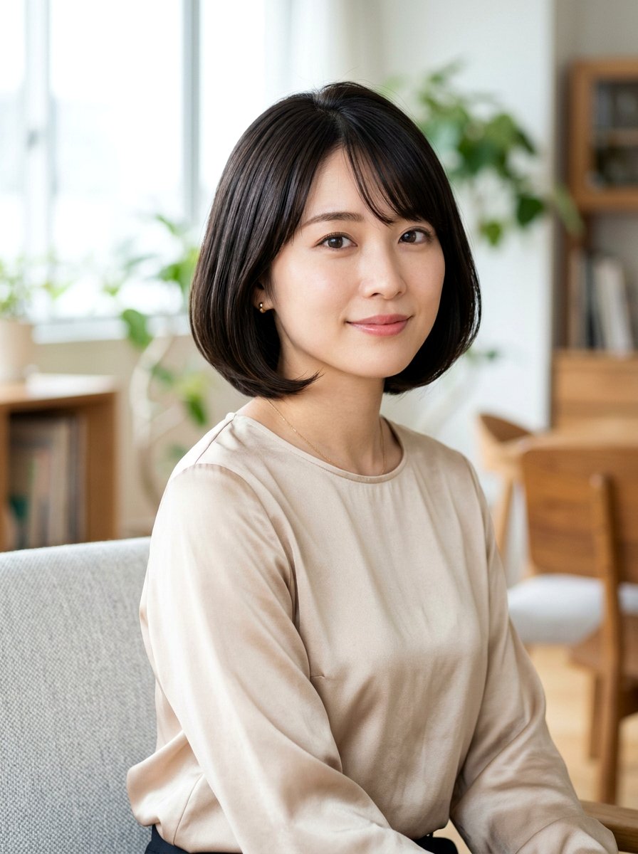 Japanese Rounded Bob Haircut - 20 japanese haircut ideas for women - 20 japanese haircut ideas for women