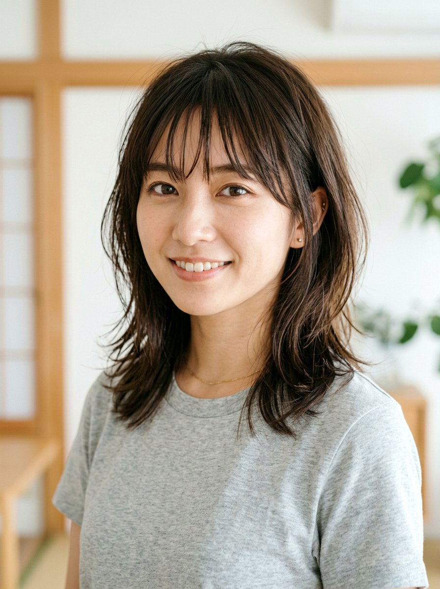 Japanese Textured Fringe Haircut - 20 japanese haircut ideas for women - 20 japanese haircut ideas for women