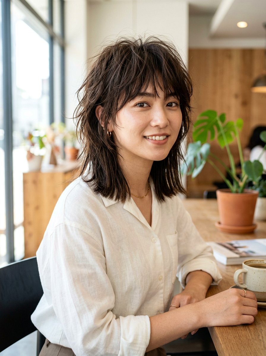 Japanese Wolf Cut With Blunt Ends Medium Length - 20 japanese wolf cut for medium hair - 20 japanese wolf cut for medium hair