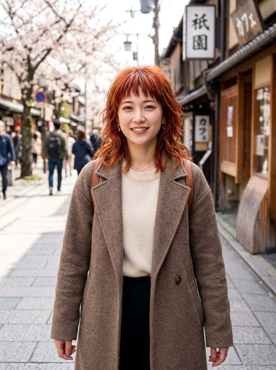 Japanese Wolf Cut With Copper Tones Medium Hair - 20 japanese wolf cut for medium hair - 20 japanese wolf cut for medium hair