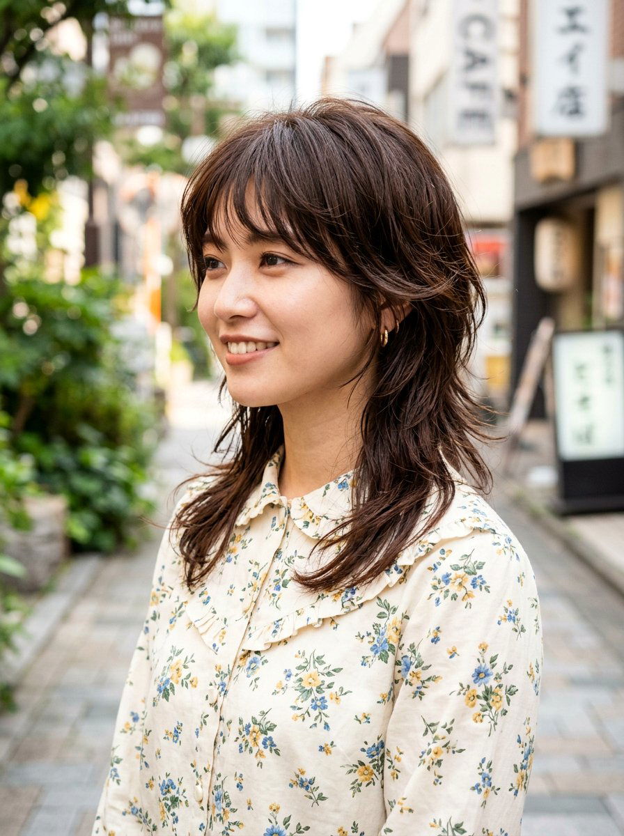 Japanese Wolf Cut With Feathered Ends Medium Length - 20 japanese wolf cut for medium hair - 20 japanese wolf cut for medium hair