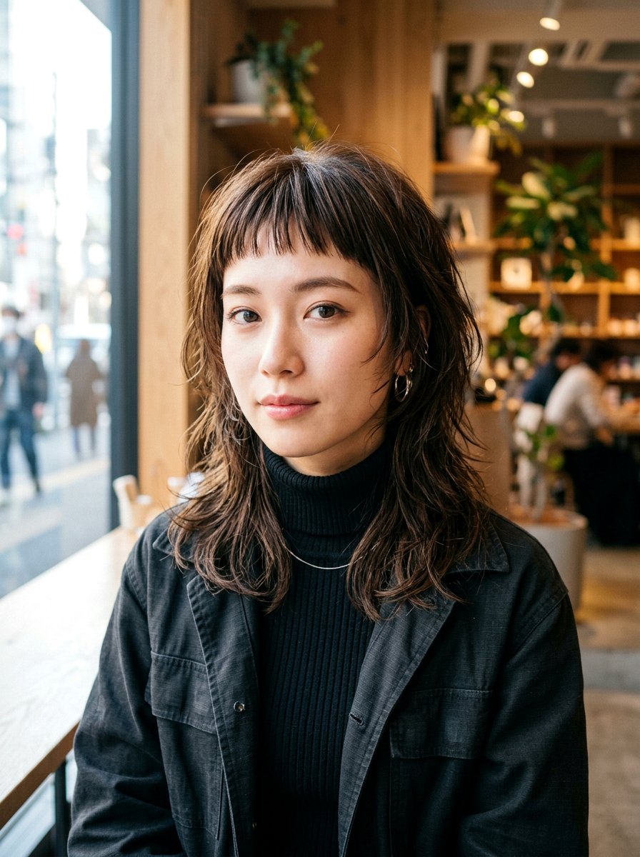 20 Stunning Japanese Wolf Cut Ideas For Medium Hair Trends