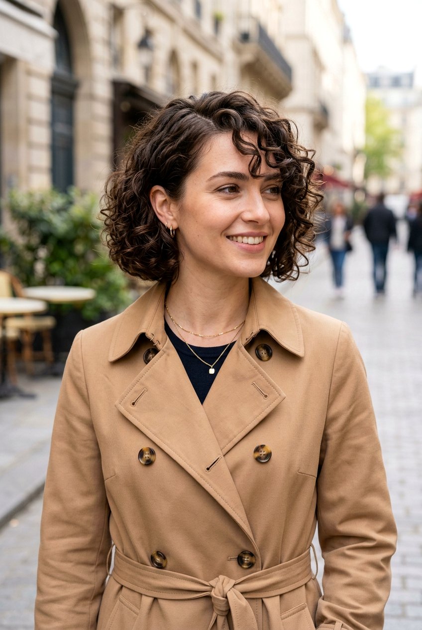 20 Beautiful Mature Curly Bob with Bangs Ideas to Try Now