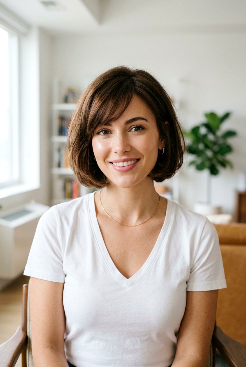 Jaw Length French Bob For Heart Face - 20 jaw length french bob - 20 jaw length french bob