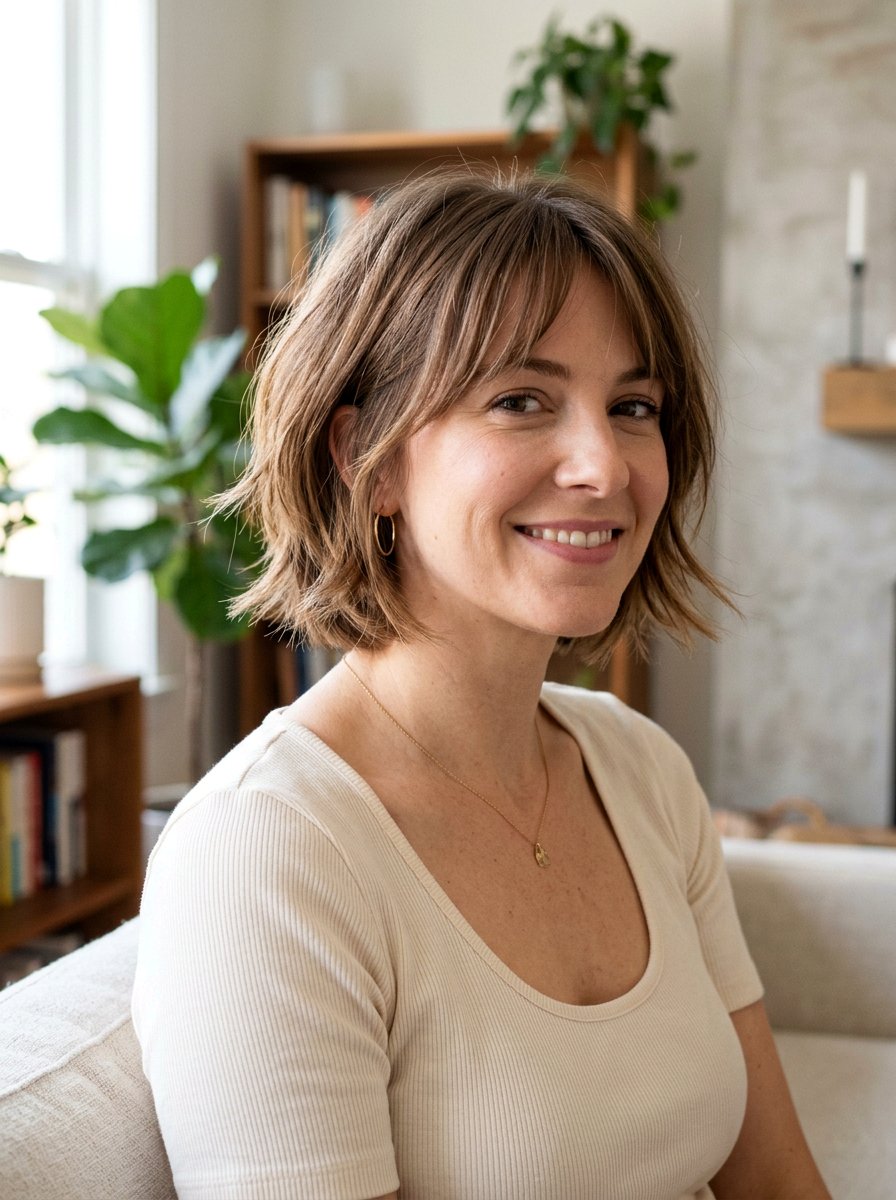 Jaw Length Layered Cut - 20 short hairstyle ideas for women - 20 short hairstyle ideas for women