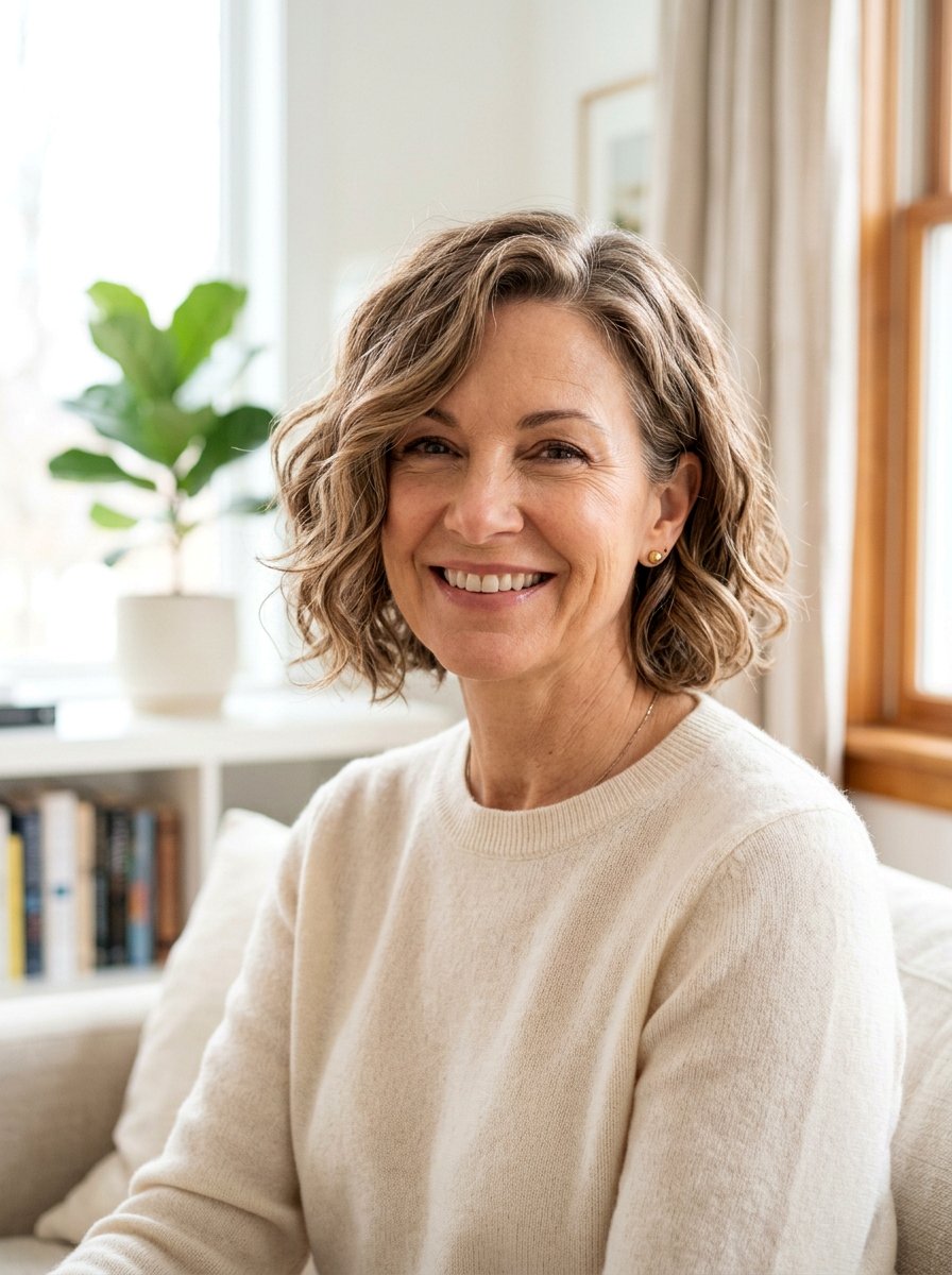 20 Most Flattering Wavy Bob Hairstyles for Women Over 50