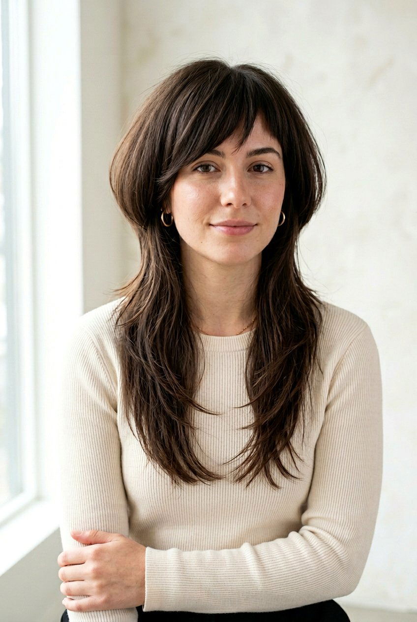 Jellyfish Haircut With Asymmetrical Bangs - 20 jellyfish haircut with bangs - 20 jellyfish haircut with bangs