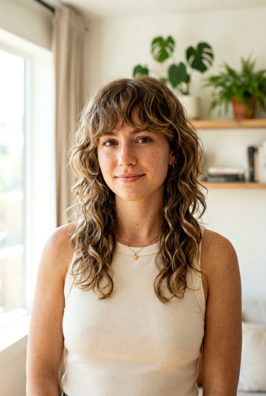 Jellyfish Haircut With Wavy Bangs - 20 jellyfish haircut with bangs - 20 jellyfish haircut with bangs