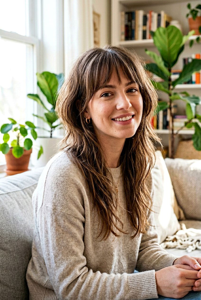 Jellyfish Haircut With Wispy Fringe - 20 jellyfish haircut with bangs - 20 jellyfish haircut with bangs