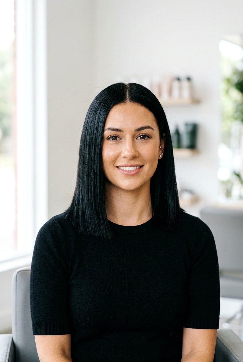 Jet black blunt cut - 20 jet black hair color - 20 jet black hair color