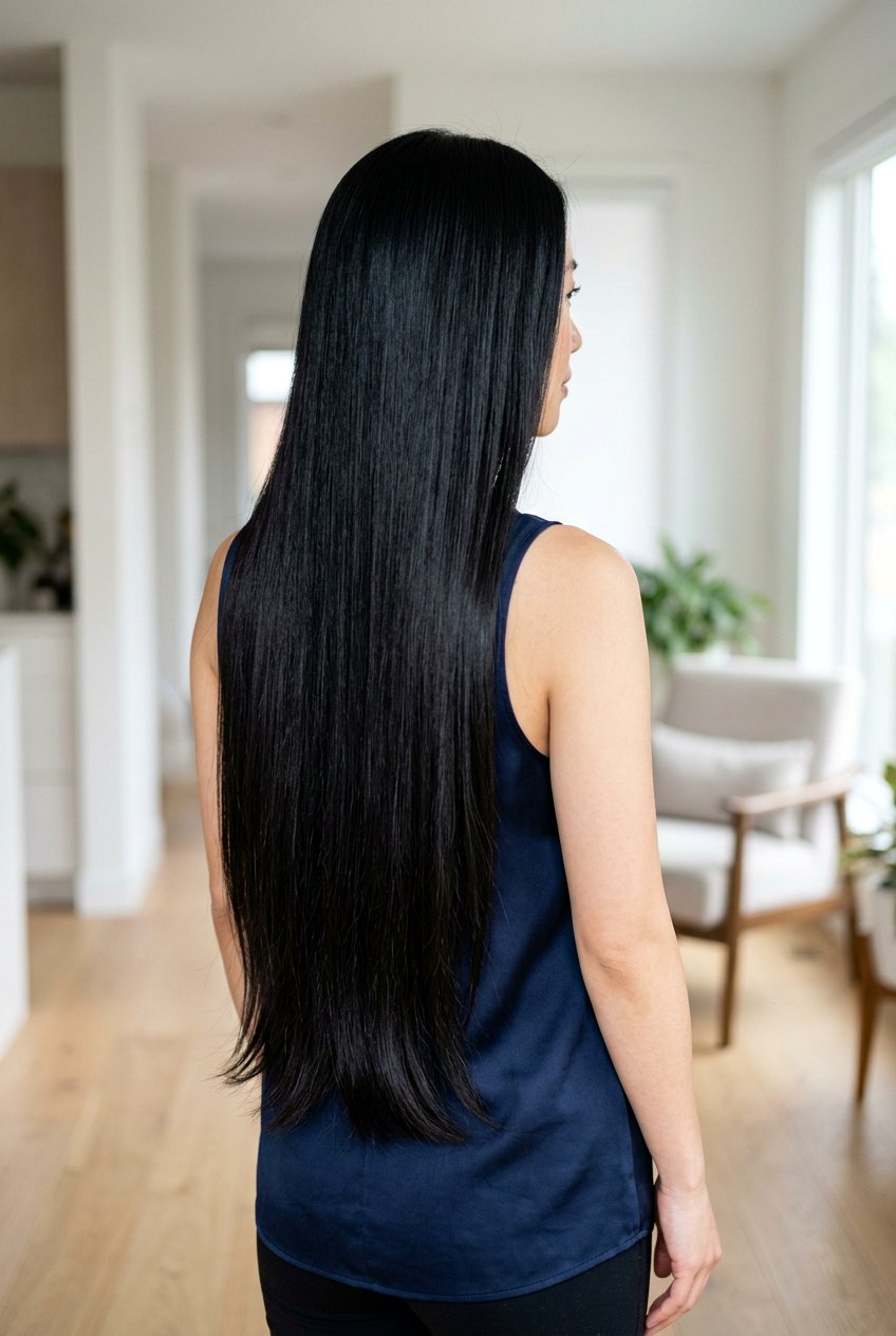 Jet black straight hair - 20 jet black hair color - 20 jet black hair color