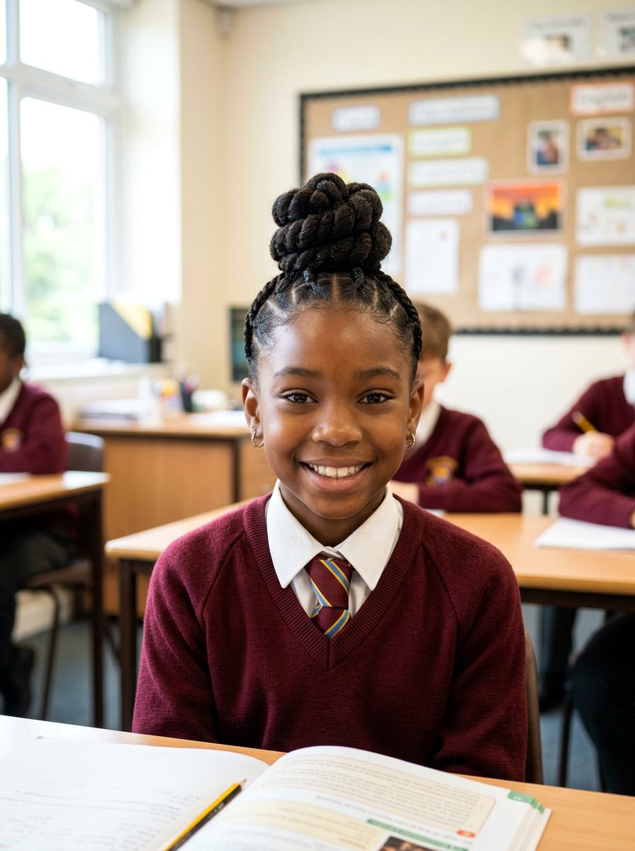 20 Cute School Bun Styles for Black Girls to Wear This Year