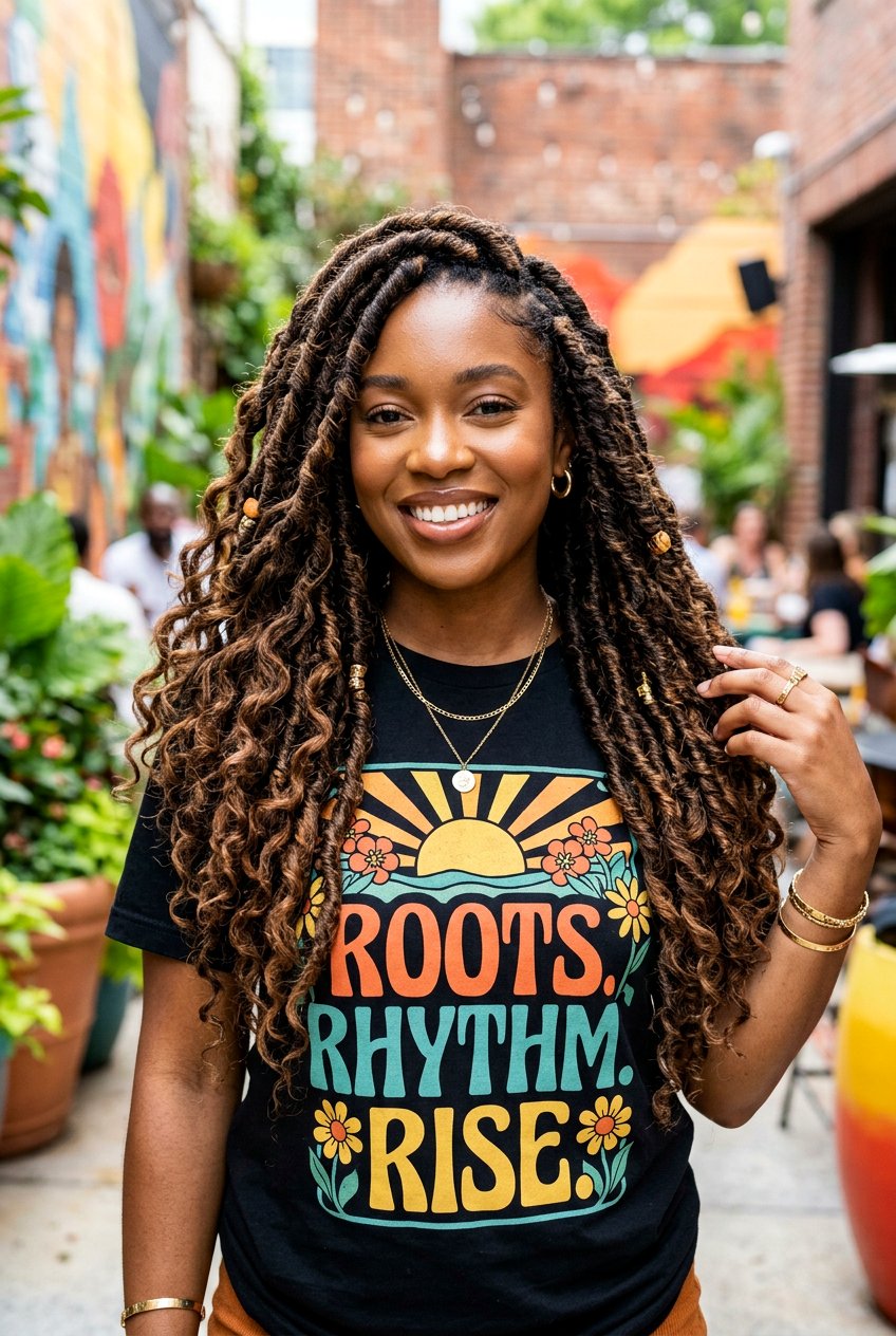 Jumbo Boho Faux Locs - 20 boho faux loc hairstyles - 20 boho faux loc hairstyles