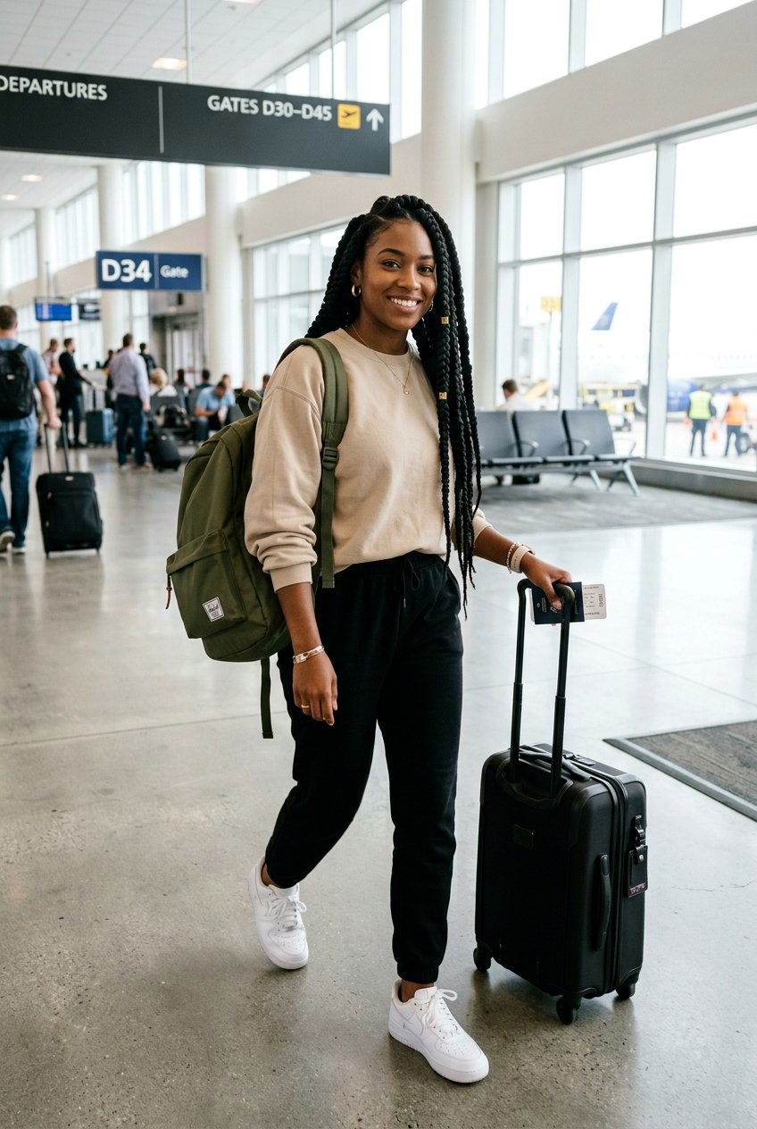 Jumbo Box Braids - 20 black women vacation protective styles - 20 black women vacation protective styles