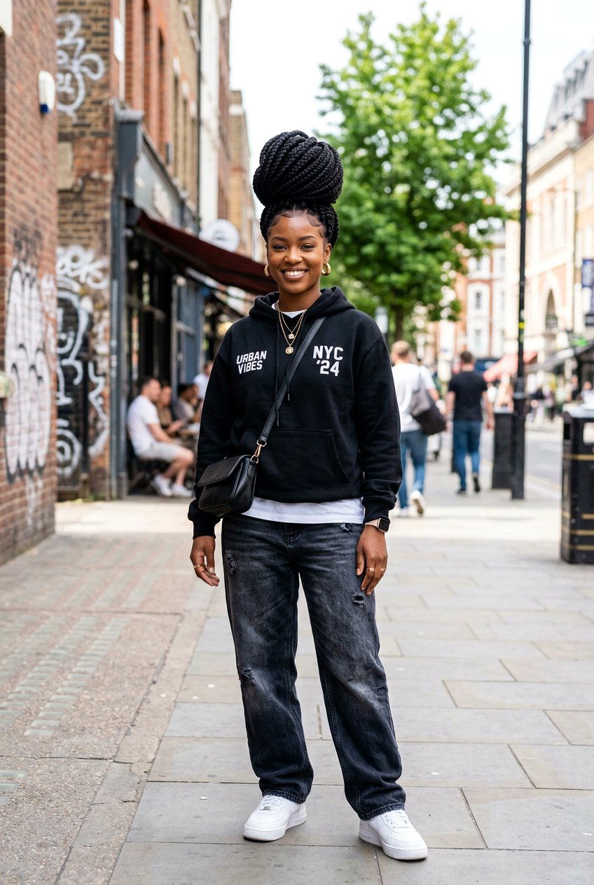 Jumbo Braided Bun - 20 braided bun for black women - 20 braided bun for black women