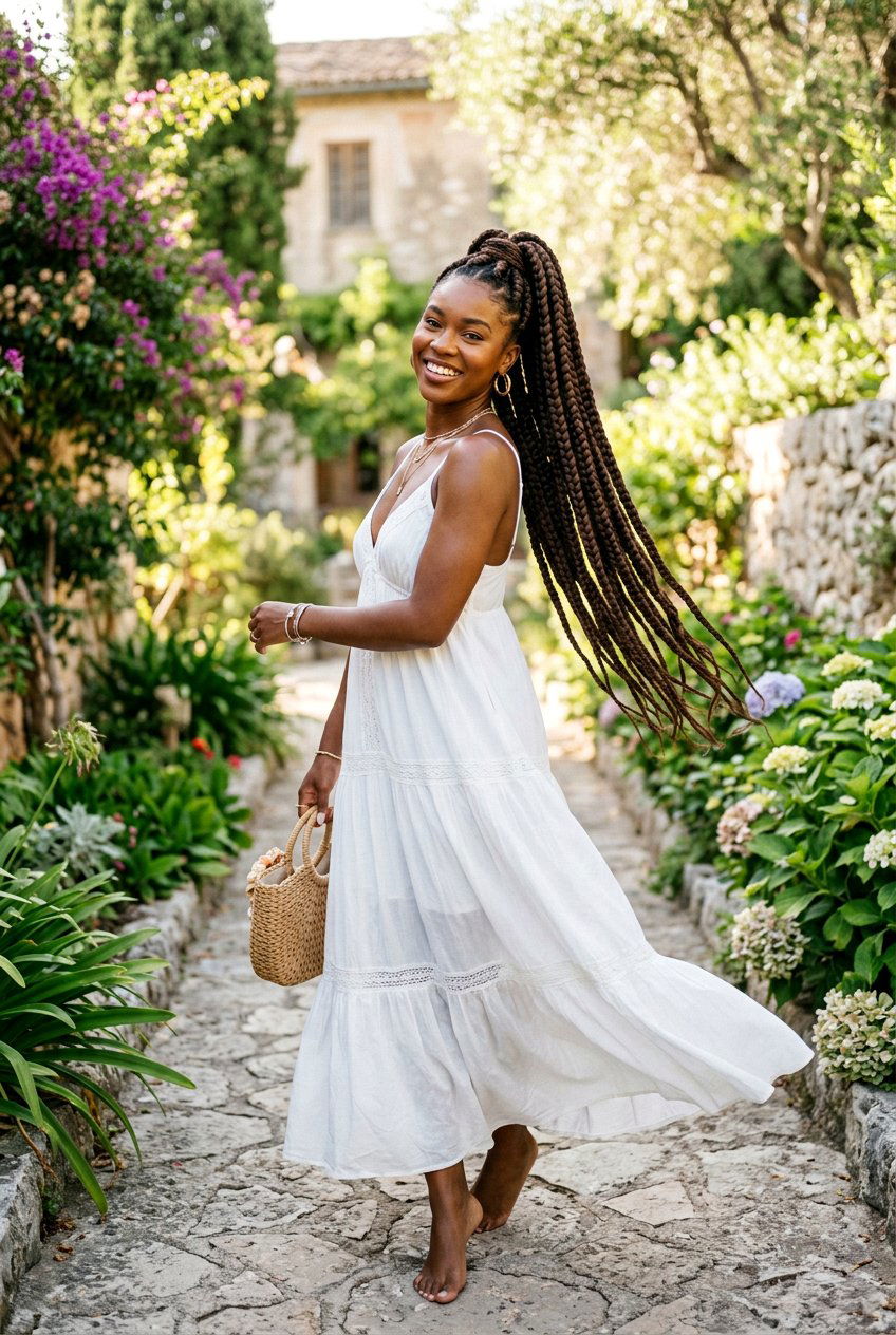 Jumbo Braided Ponytail - 20 braided ponytail for wedding guest - 20 braided ponytail for wedding guest