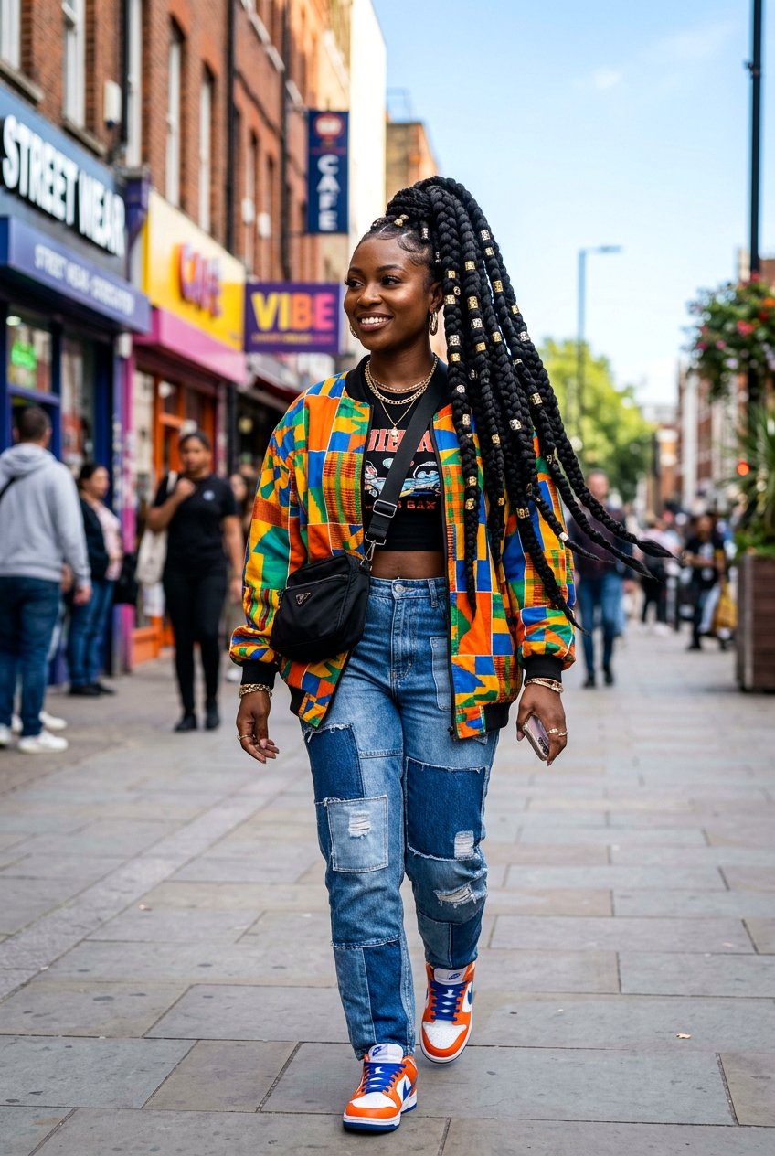 Jumbo Braided Ponytail - 20 braided ponytail for black women - 20 braided ponytail for black women