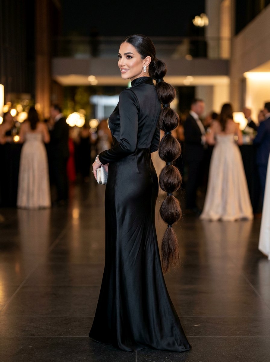 Jumbo Bubble Braid - 20 y2k bubble braid hairstyle - 20 y2k bubble braid hairstyle