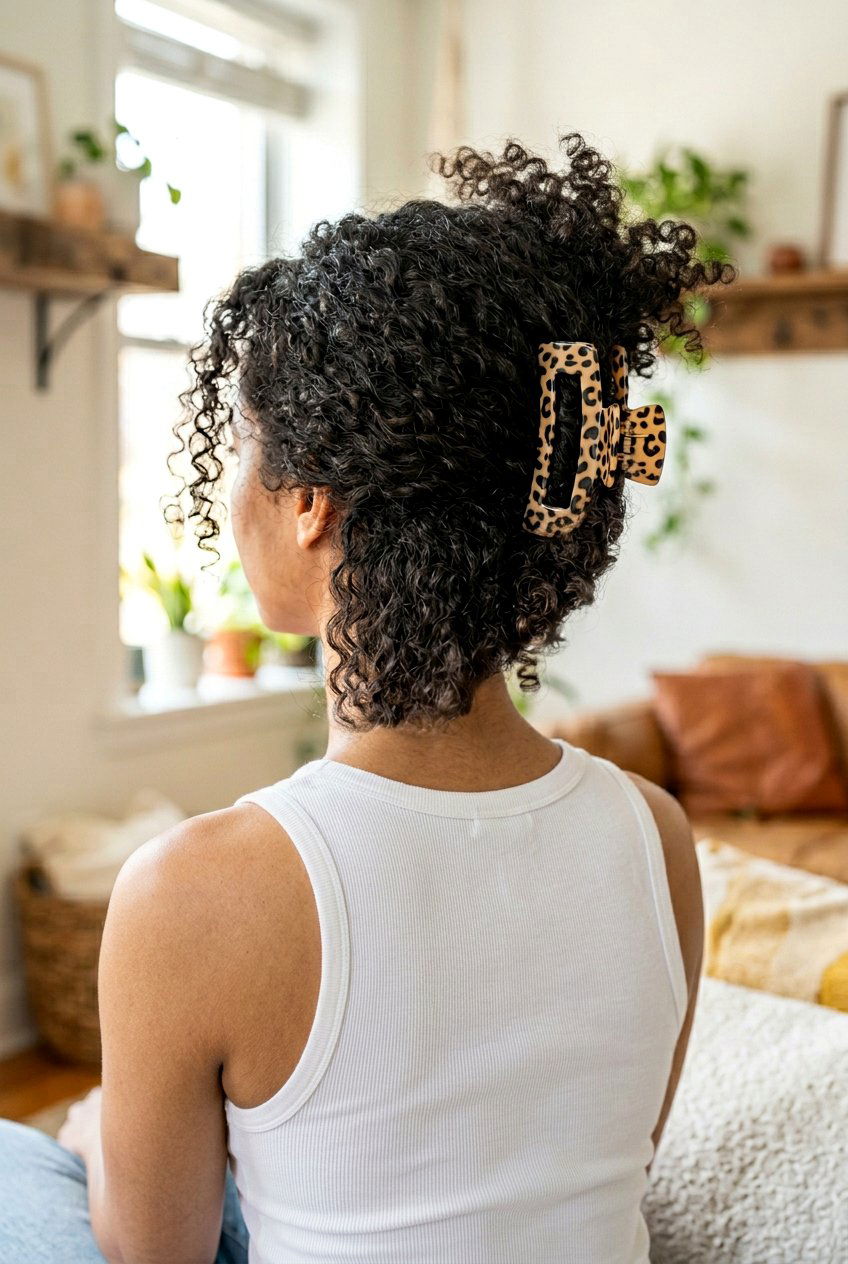 Jumbo Claw Clip Style - 20 y2k bun with claw clip - 20 y2k bun with claw clip