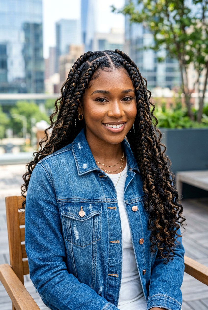 Jumbo Goddess Box Braids - 20 goddess box braids hairstyles - 20 goddess box braids hairstyles