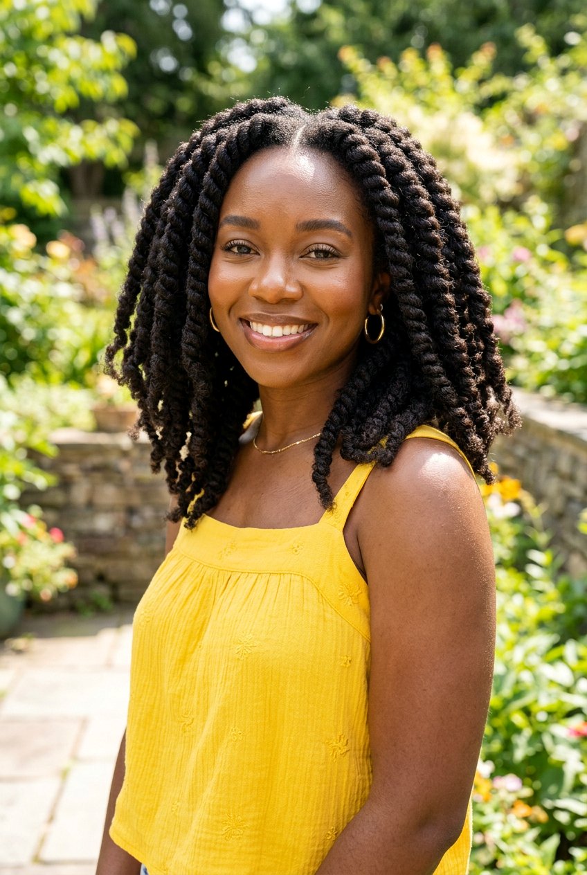 Jumbo Mini Twists - 20 mini twists on 4c hair women - 20 mini twists on 4c hair women