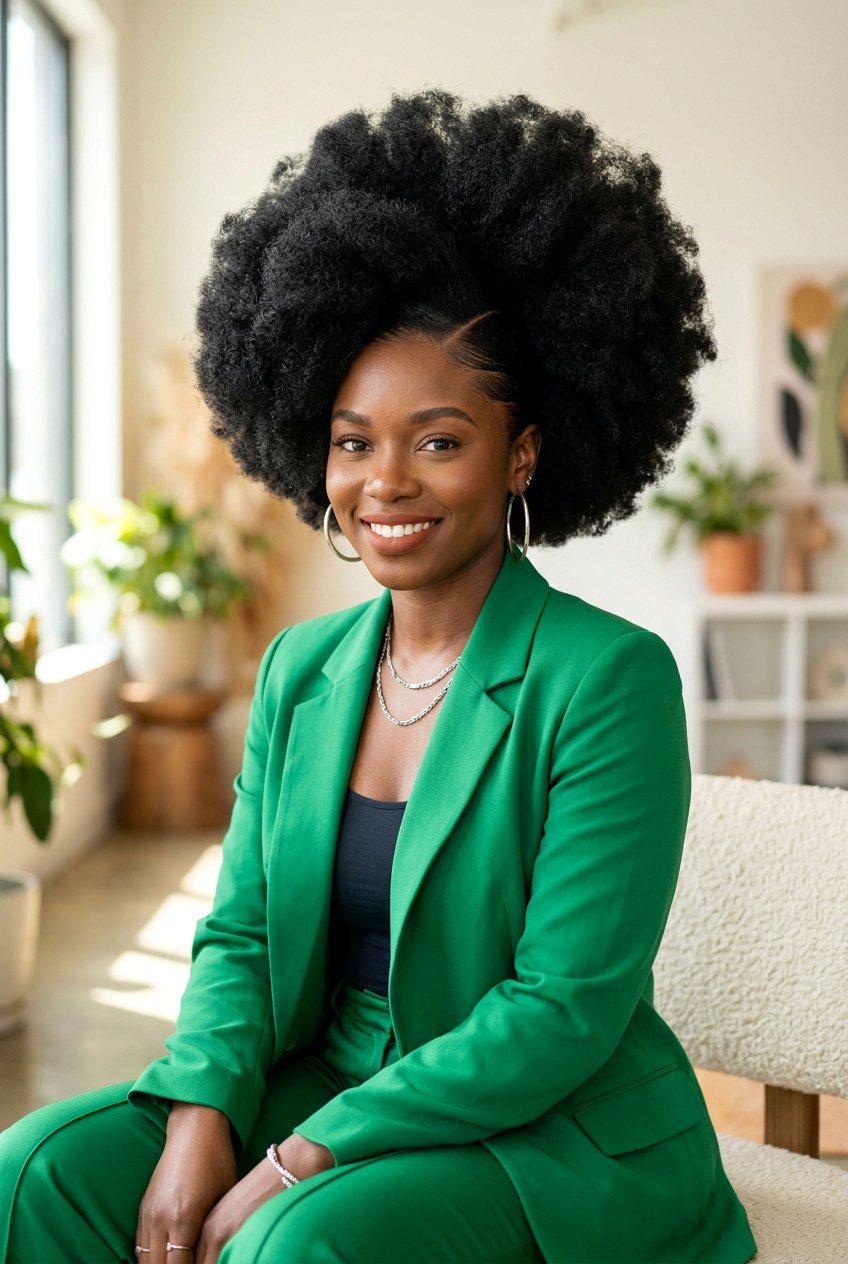 Jumbo Side Part Puff - 20 side part puff for black women - 20 side part puff for black women