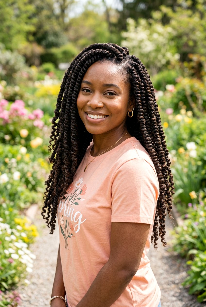 Jumbo Spring Twist - 20 black women spring twist ideas - 20 black women spring twist ideas