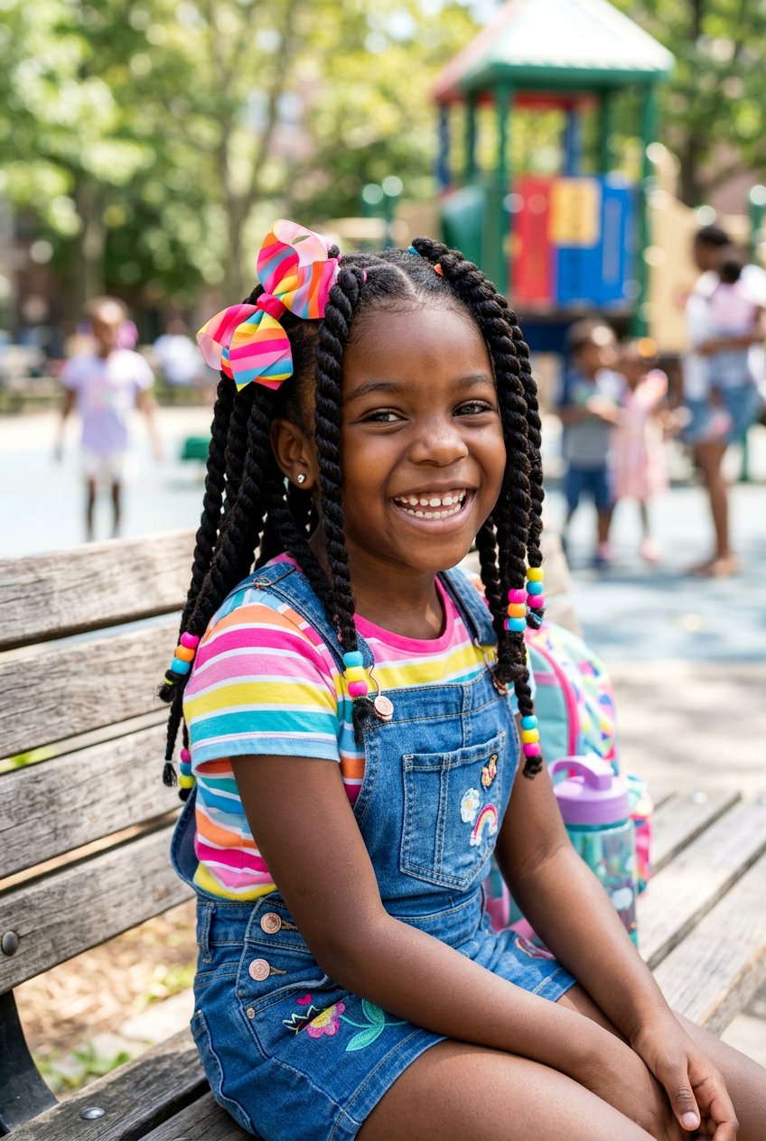 Jumbo Twist Braids for Little Girls - 20 twist braids for little girls - 20 twist braids for little girls