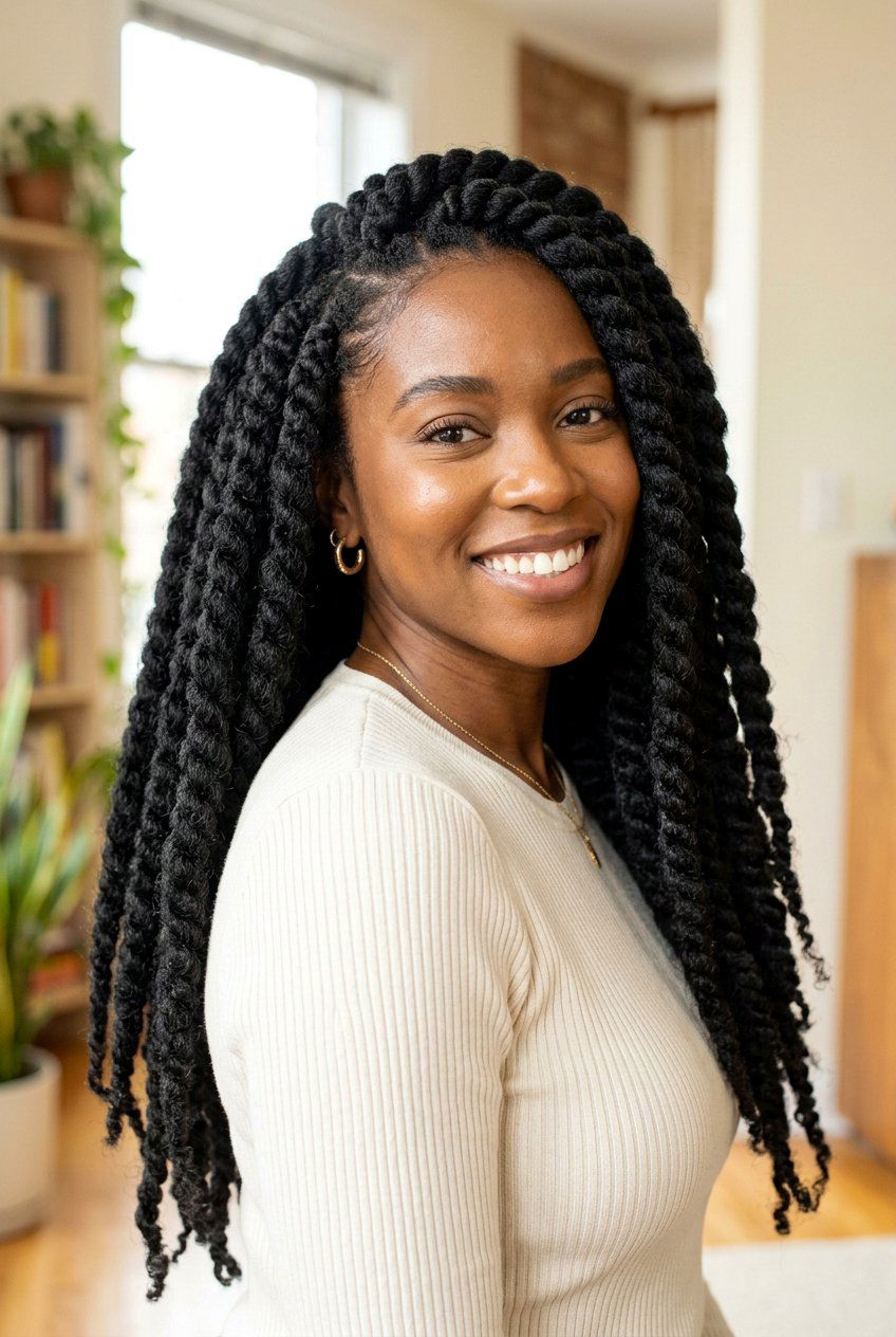 Jumbo marley twists - 20 marley twists hairstyles - 20 marley twists hairstyles