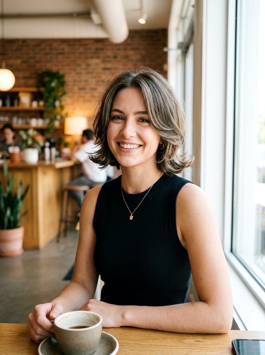 Kicktail Bob Cut - 20 short haircut for damaged hair women - 20 short haircut for damaged hair women