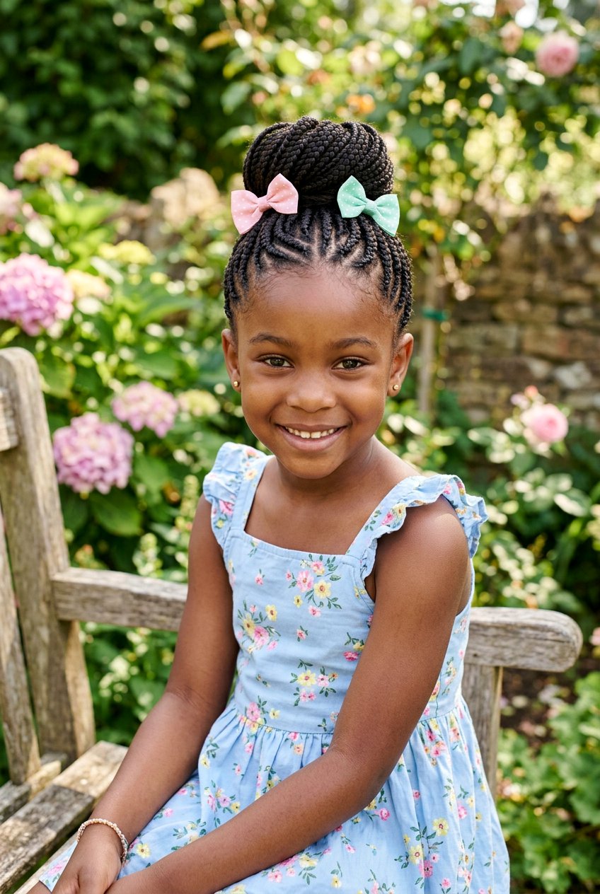 Kids Braided Top Knot Bun - 20 braided top knot hairstyle - 20 braided top knot hairstyle