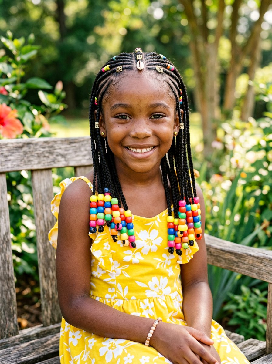 Kids Fulani Braids With Beads - 20 kids fulani braids styles - 20 kids fulani braids styles