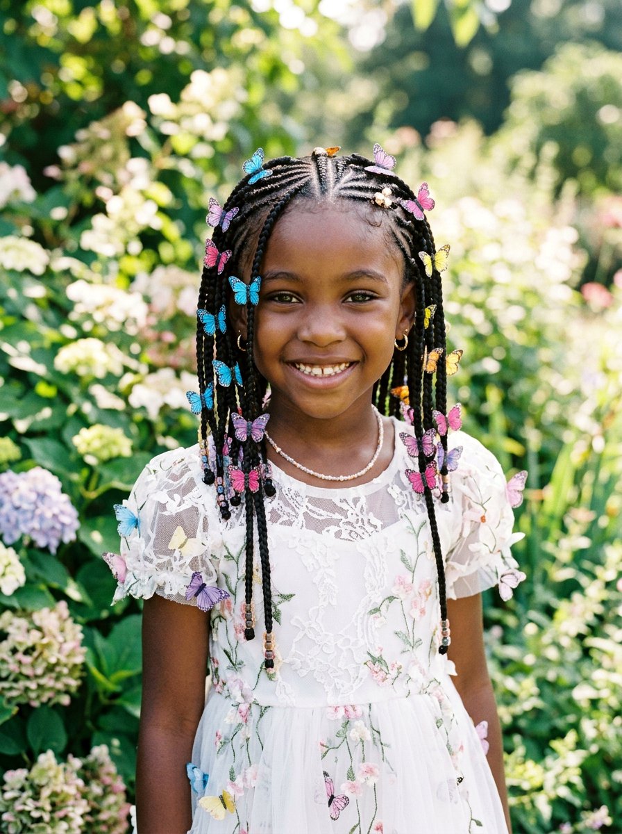 20 Adorable Kids Fulani Braids Styles for Your Little One