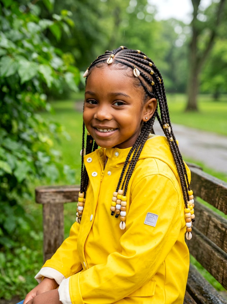 Kids Fulani Braids With Feed In Braids - 20 kids fulani braids styles - 20 kids fulani braids styles
