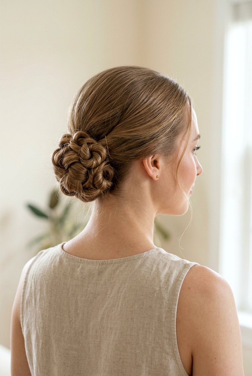 Knot Bun Updo For Fine Hair - 20 textured bun for fine hair - 20 textured bun for fine hair