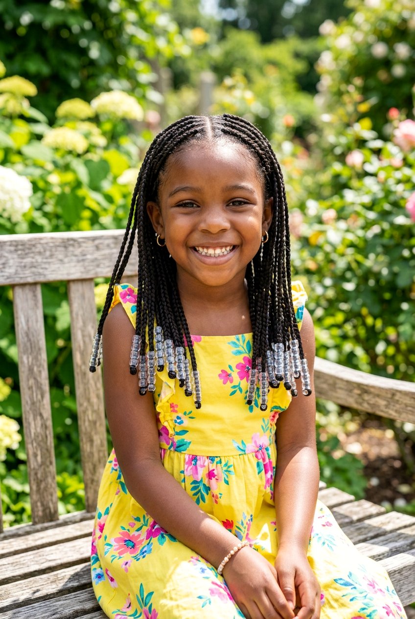 Knotless Box Braids For Little Girl - 20 little girls party hairstyle with braids - 20 little girls party hairstyle with braids