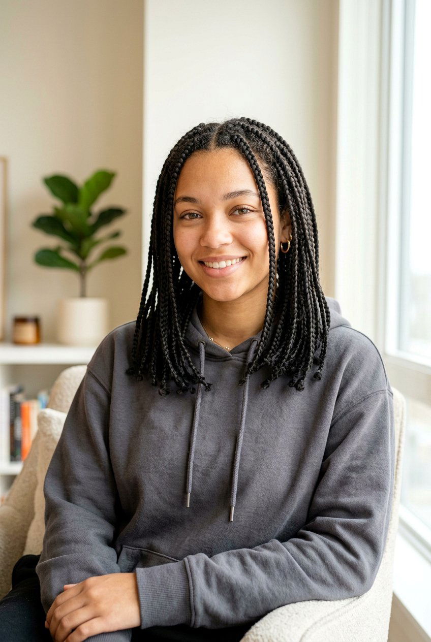 Knotless Box Braids For Mixed Hair - 20 braid styles for mixed girls - 20 braid styles for mixed girls