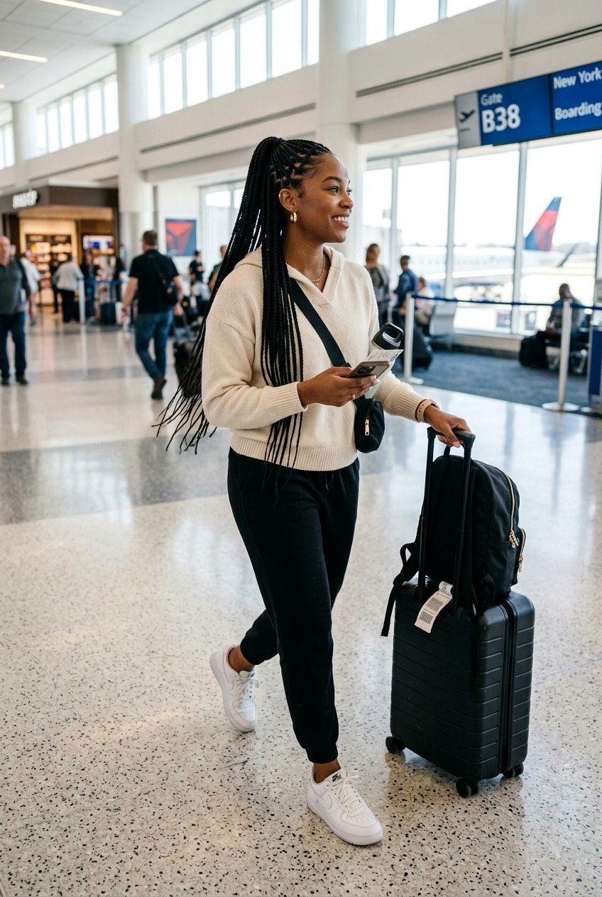 Knotless Box Braids For Travel - 20 vacation braids hairstyles - 20 vacation braids hairstyles