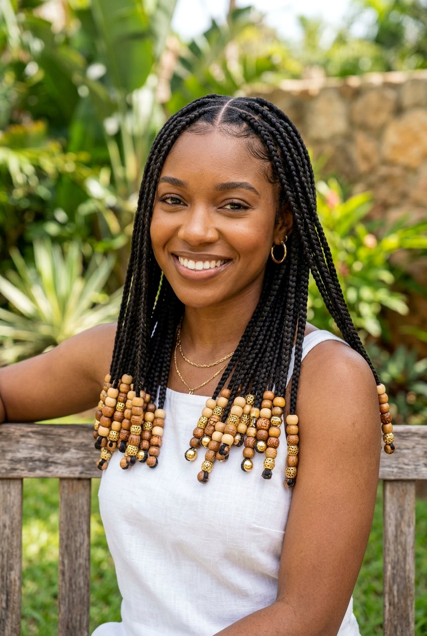 Knotless Braids With Beads - 20 knotless braids hairstyles - 20 knotless braids hairstyles
