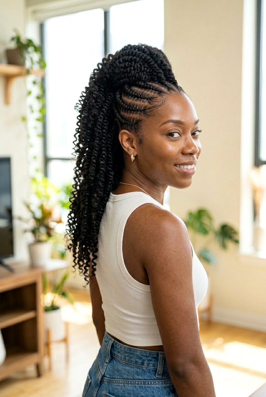Knotless Mohawk Braid for Black Women - 20 soft mohawk braid hairstyle for black women - 20 soft mohawk braid hairstyle for black women