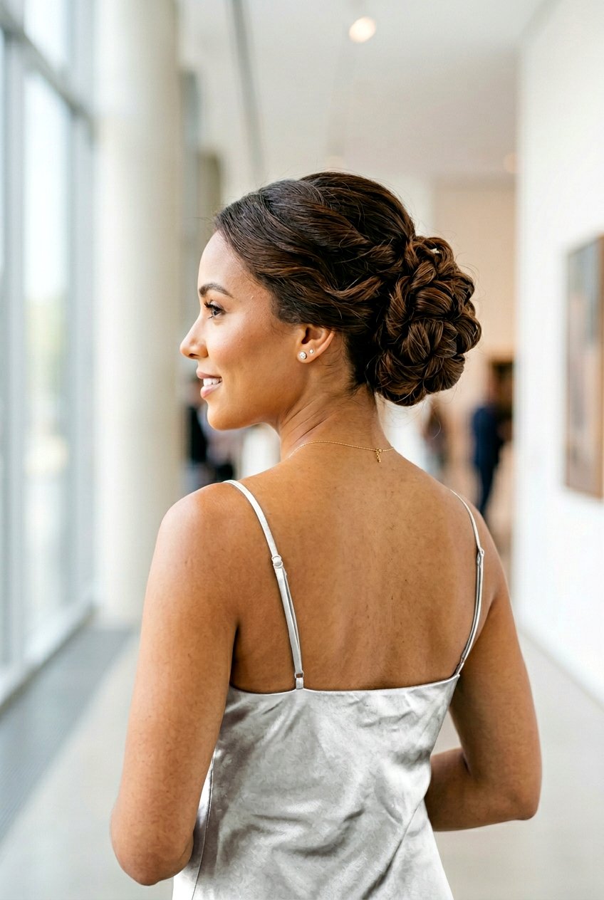 Knotted Bun - 20 concert bun hairstyles - 20 concert bun hairstyles