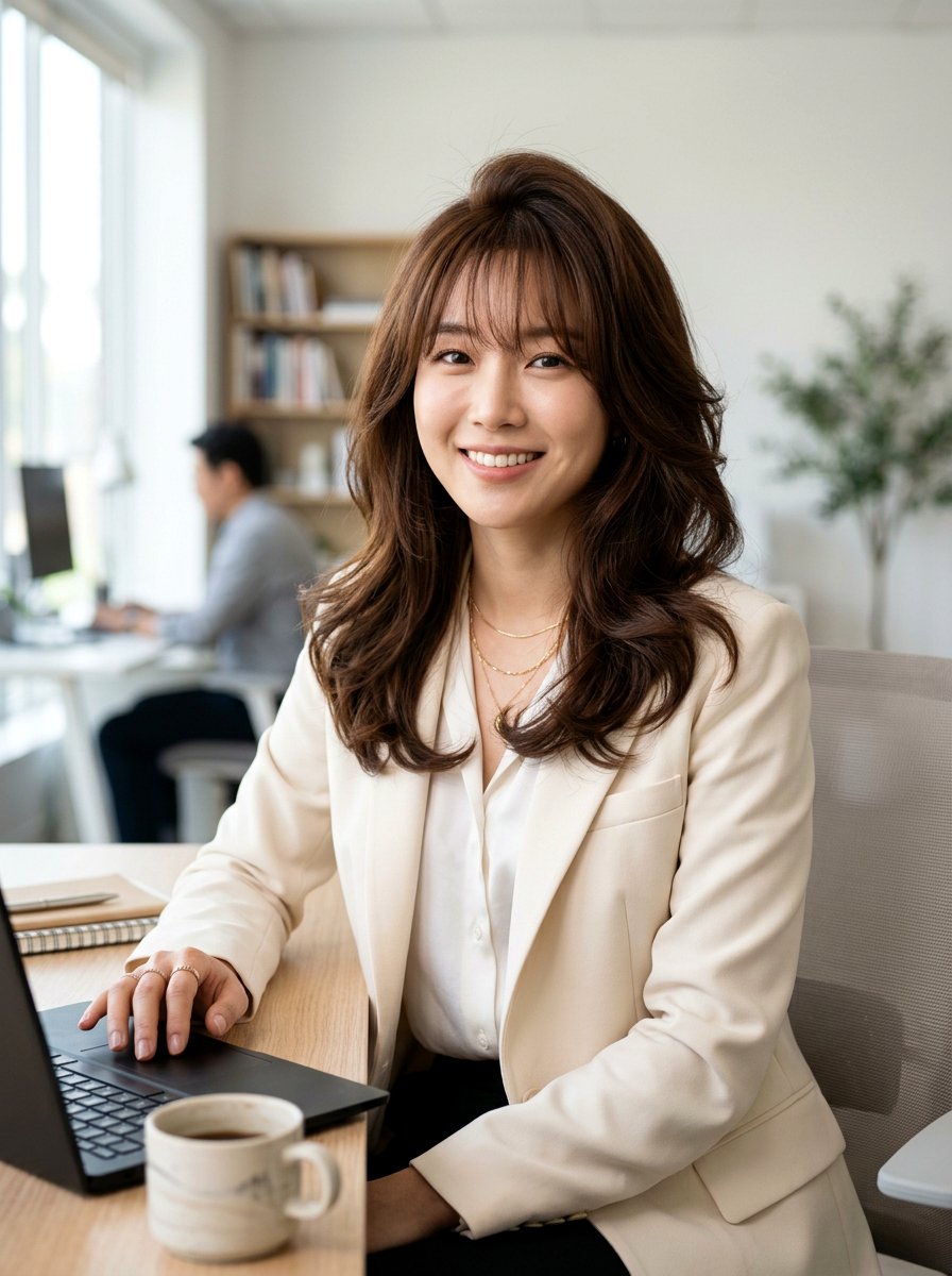 Korean Airy Bangs With Medium Blowout - 20 korean airy bangs with medium hair - 20 korean airy bangs with medium hair