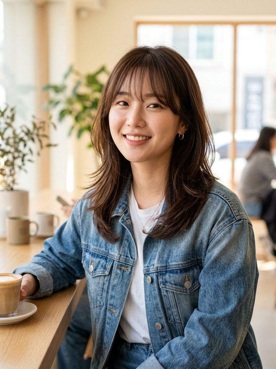 Korean Airy Bangs With Medium Face Framing Cut - 20 korean airy bangs with medium hair - 20 korean airy bangs with medium hair